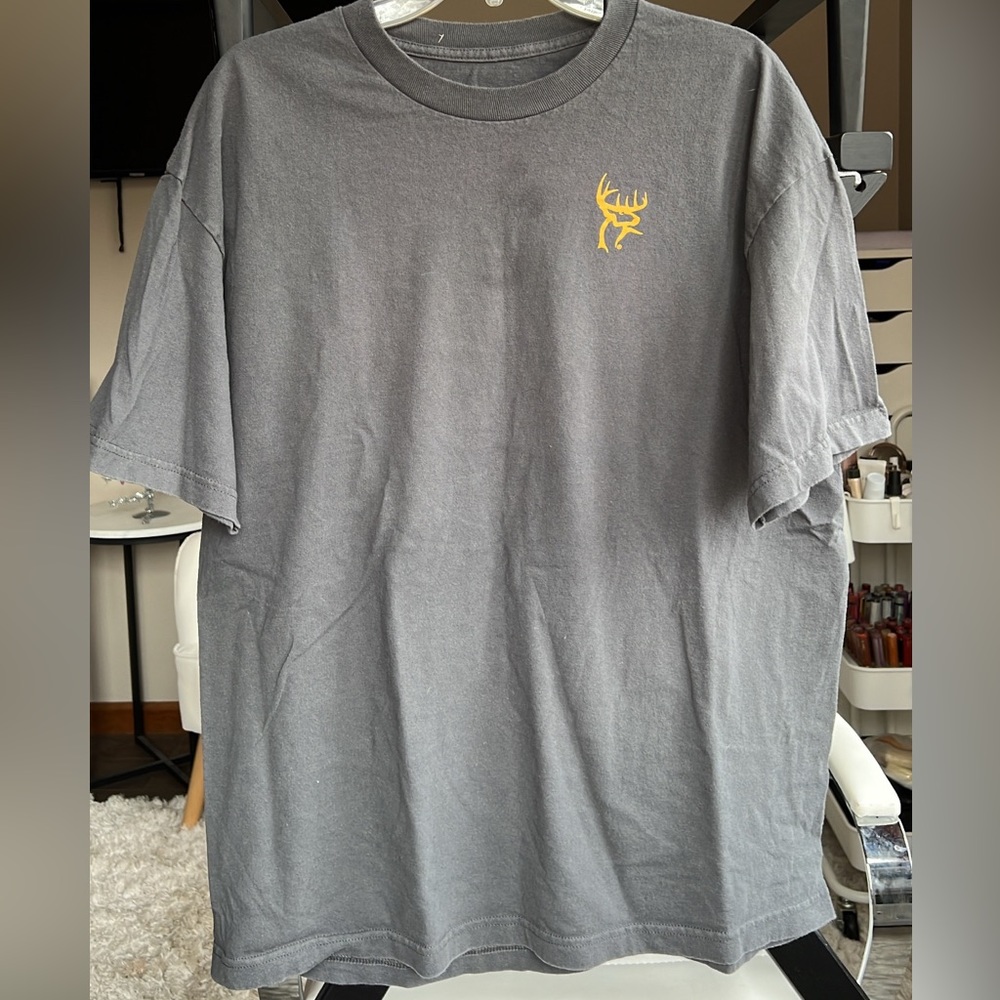 Buck Commander grey short sleeve shirt mens size XL